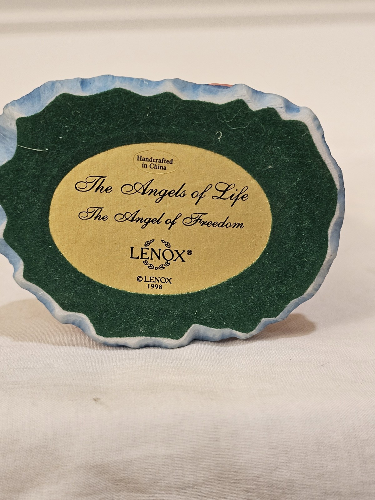Lenox Angel of Freedom Angels of Life Figurine 1998 11.5″ Vintage Handcrafted