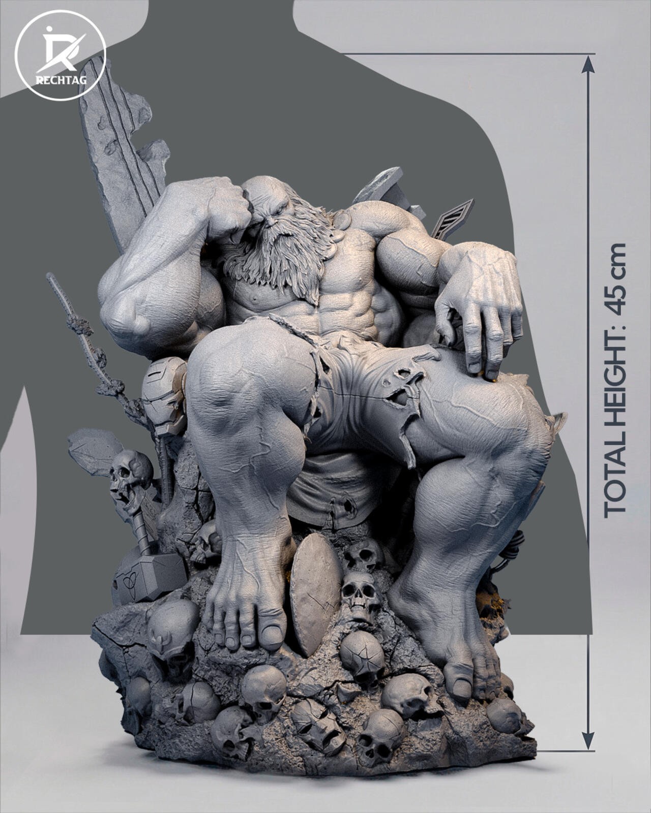 Maestro | Marvel | 3D Printed Sculpture | Unpainted 1:8
