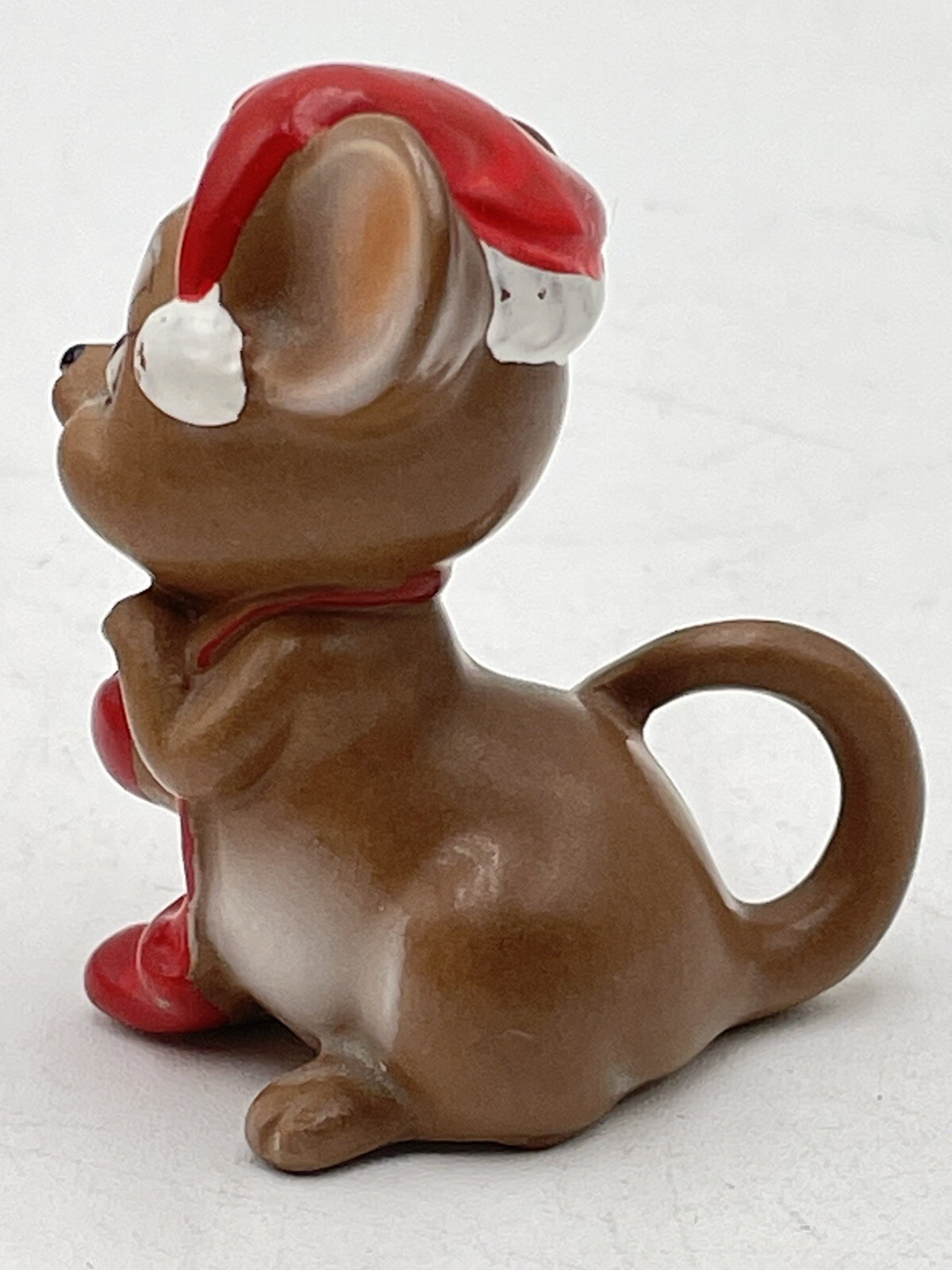 JOSEF ORIGINALS 🎀 Christmas MOUSE VILLAGE SERIES Santa Hat & Mittens Gloves