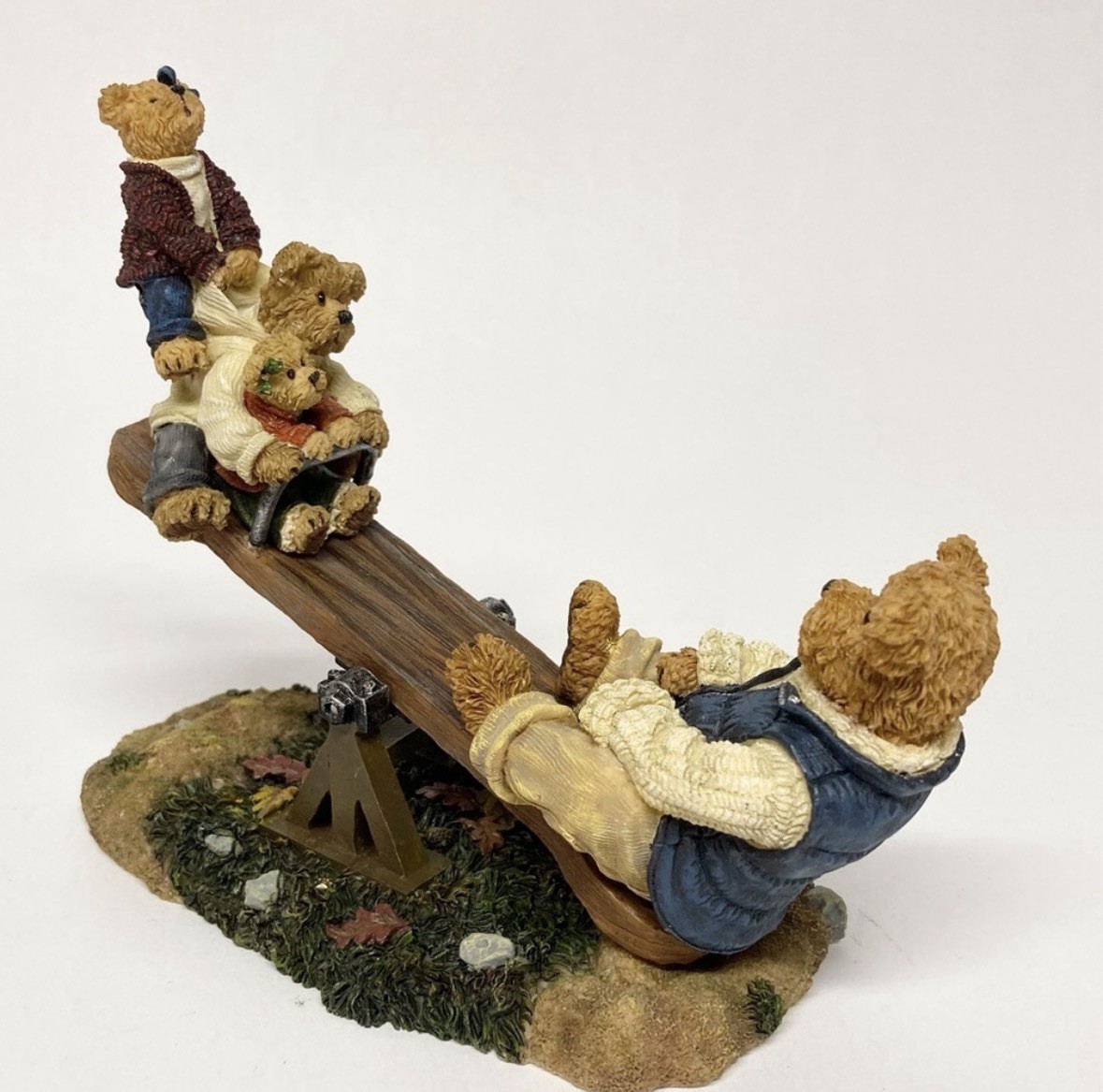 VTG Boyds Bears Dad with Teeter Totter Worlds Best Dad #228484 Father’s Day 2006