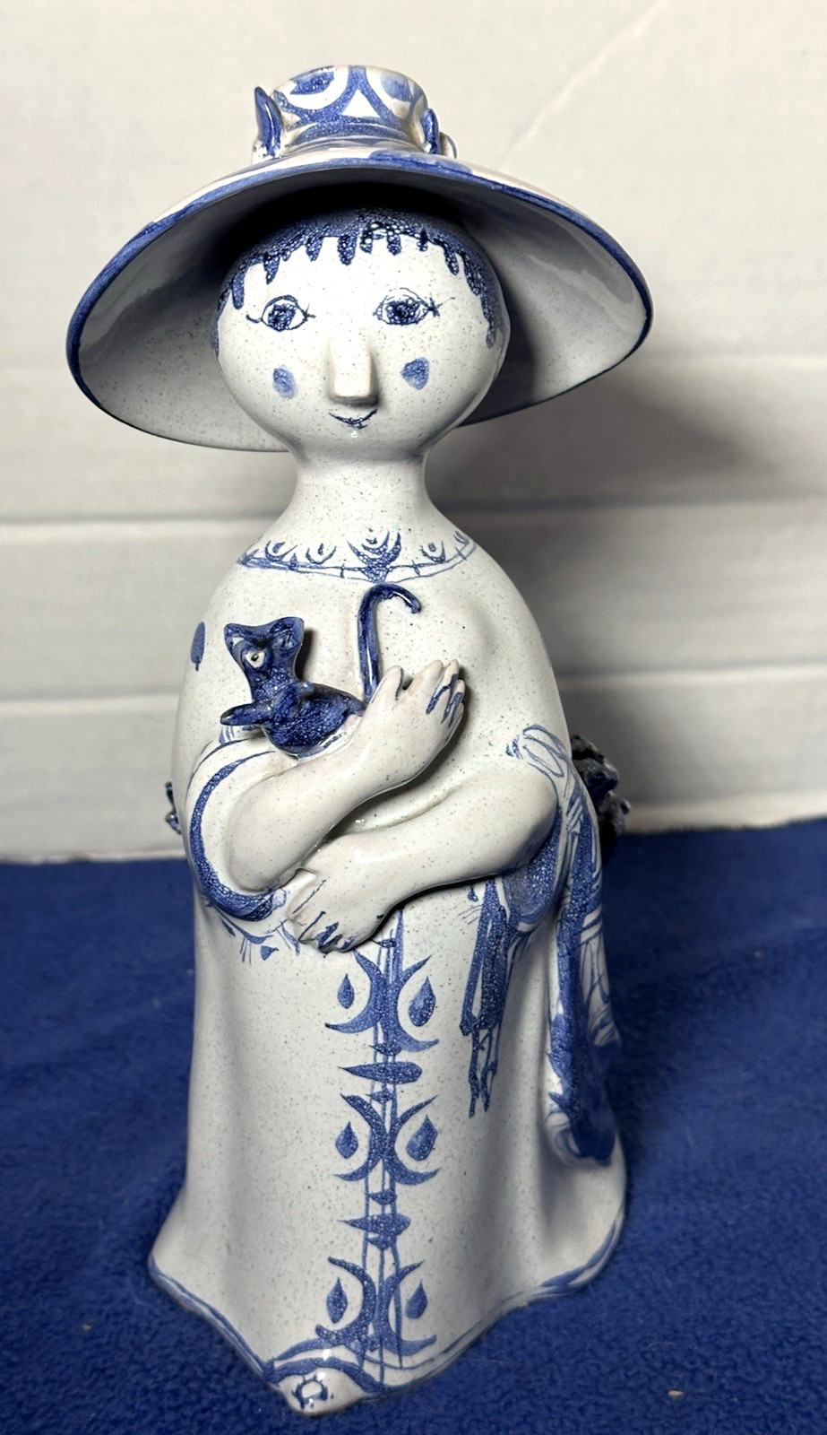 Rare 1957 Bjorn Winnblad Aunt Ella’s Cat Signed & Caricature Monogram 8.5″
