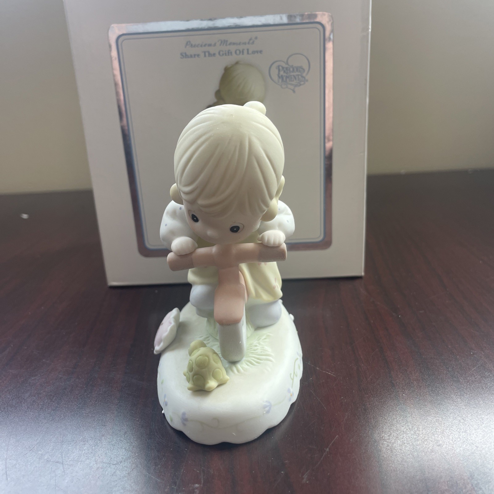 Precious Moments Growing in Grace Age 6 Blonde Girl Figurine 1994 NIB 136255