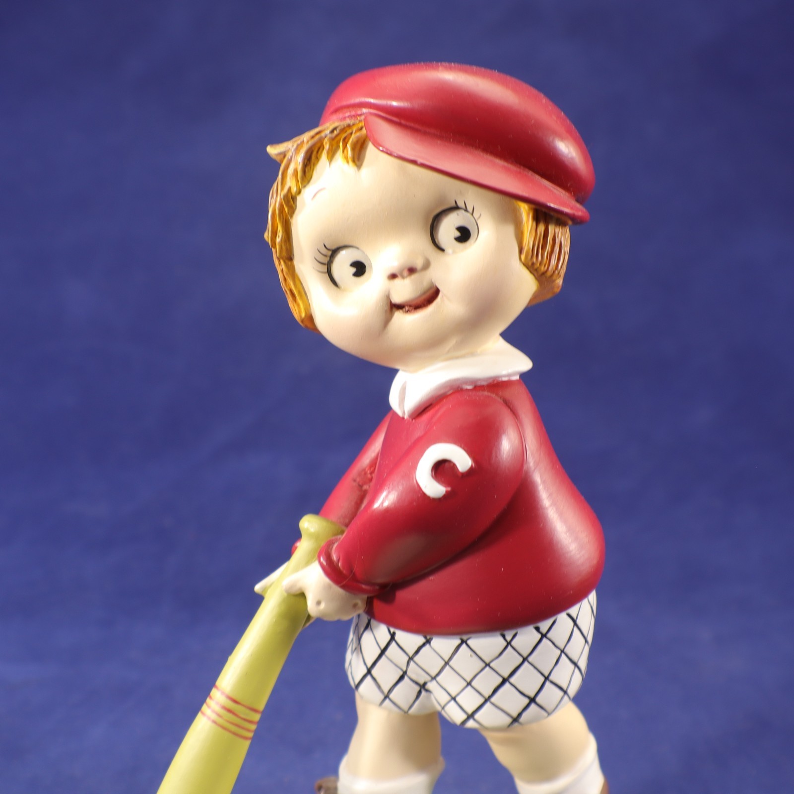 Campbells Kids Figurine LITTLE SLUGGER Baseball Danbury Mint 1996 Vintage