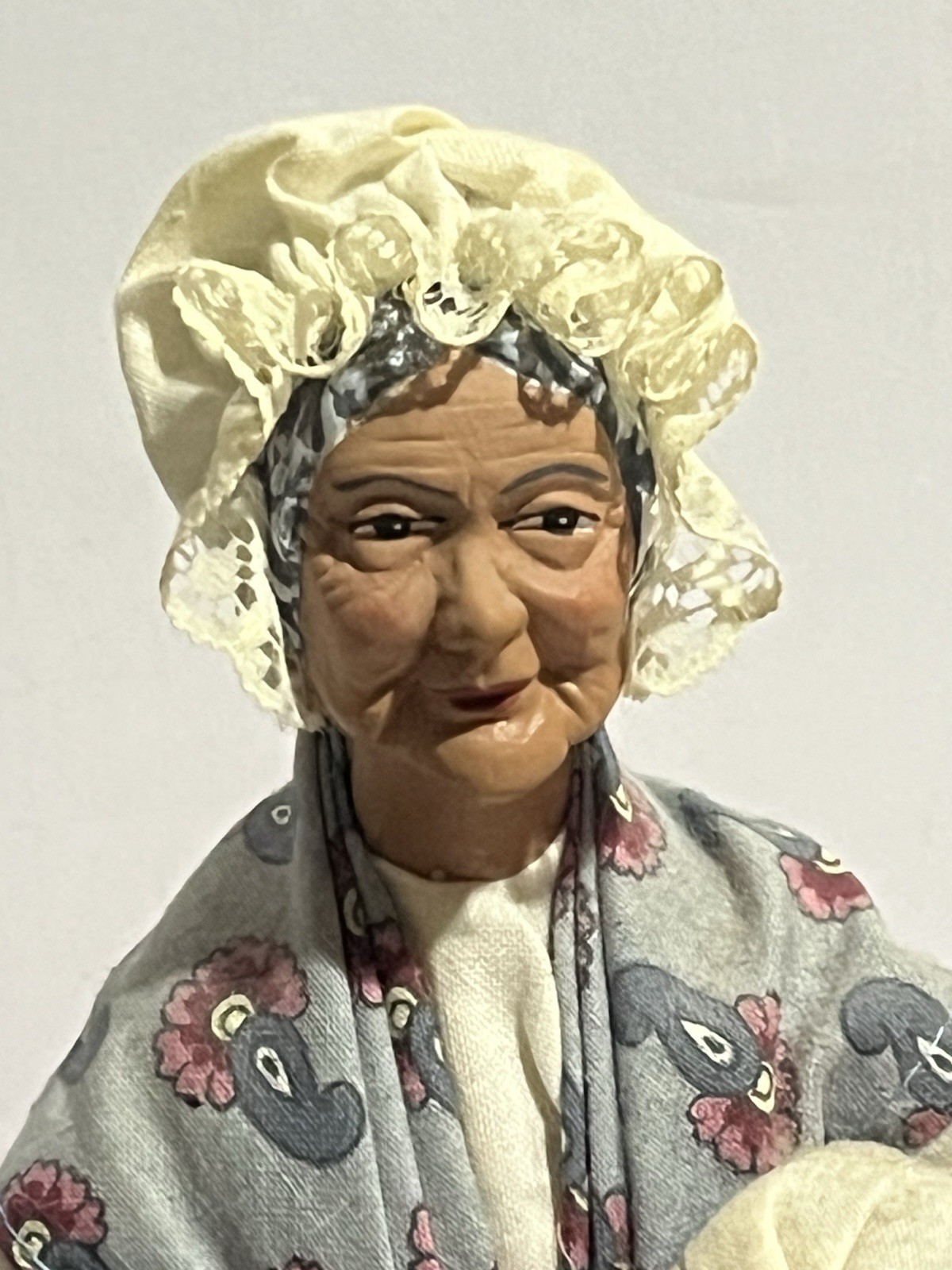 Santon De Provence Florence Woman Figurine French Folk Carrying Flour Jug
