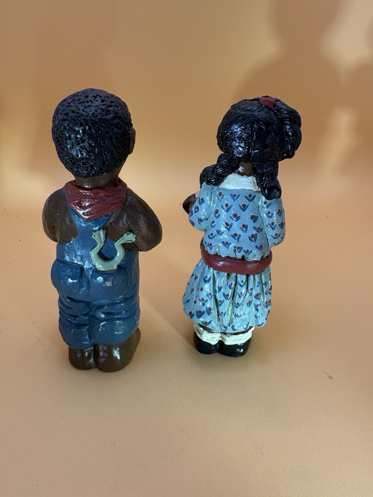 Vintage Figurines, Young Boy, And Girl . Martha Holcomb-Root ￼ Collection ￼