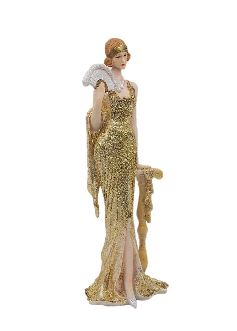 Comfy Hour Glamour Elegance Victorian Style Lady Collection Luxury Lady with Fan