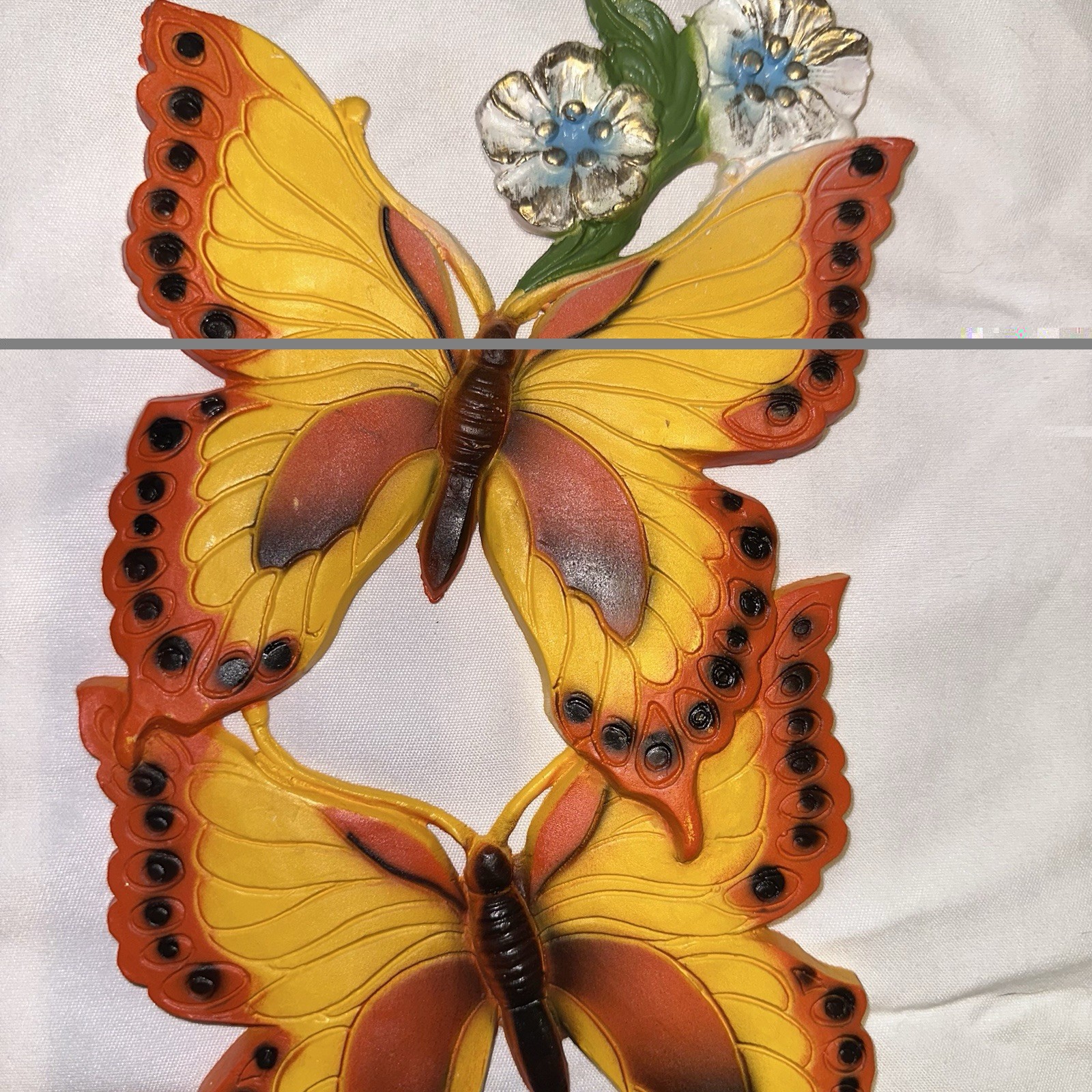 Vtg 1978 Butterfly Wall Universal Statuary Corp Groovy 24” Home Interiors NIB!!