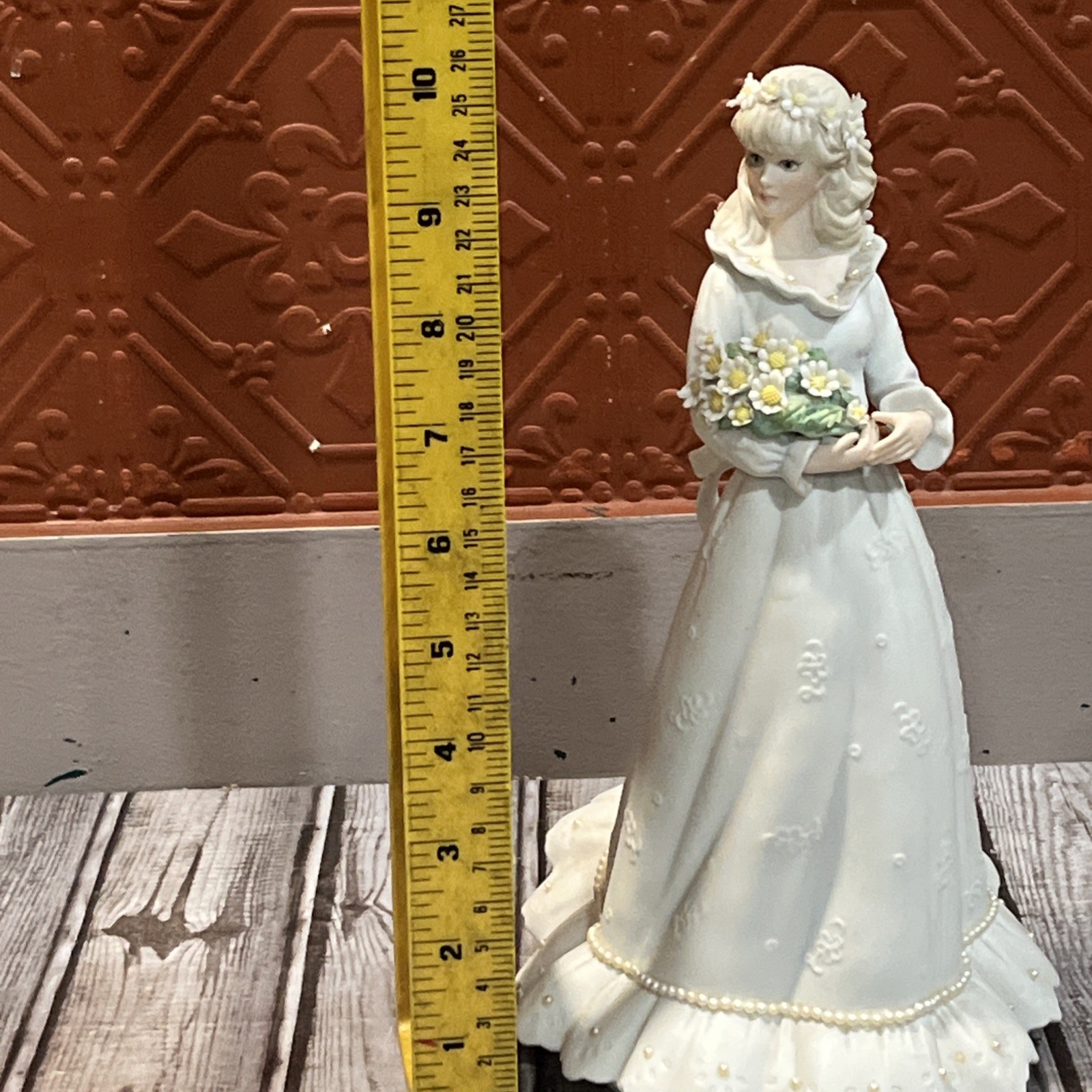 Classic Brides of the Century Heather 1970’s Porcelain Figurine 10” Wedding