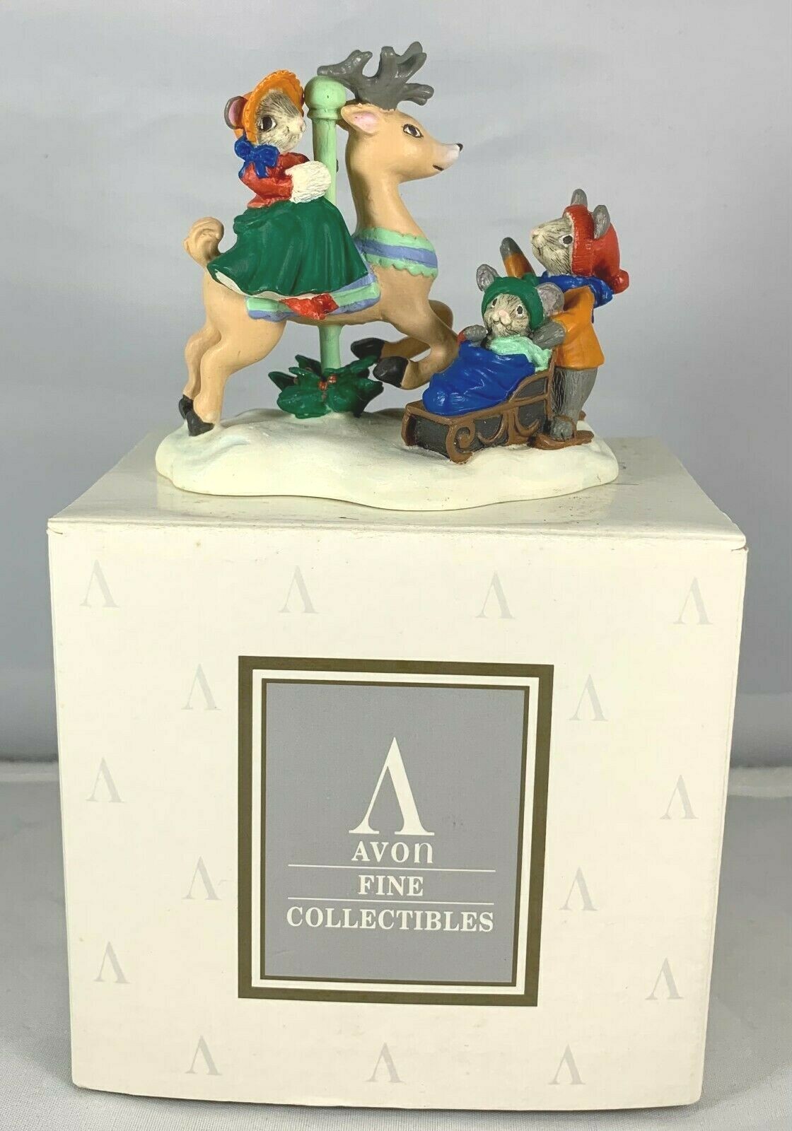 AVON CAROUSEL WONDERLAND MINIATURES COLLECTION “HAVE A NICE RIDE”
