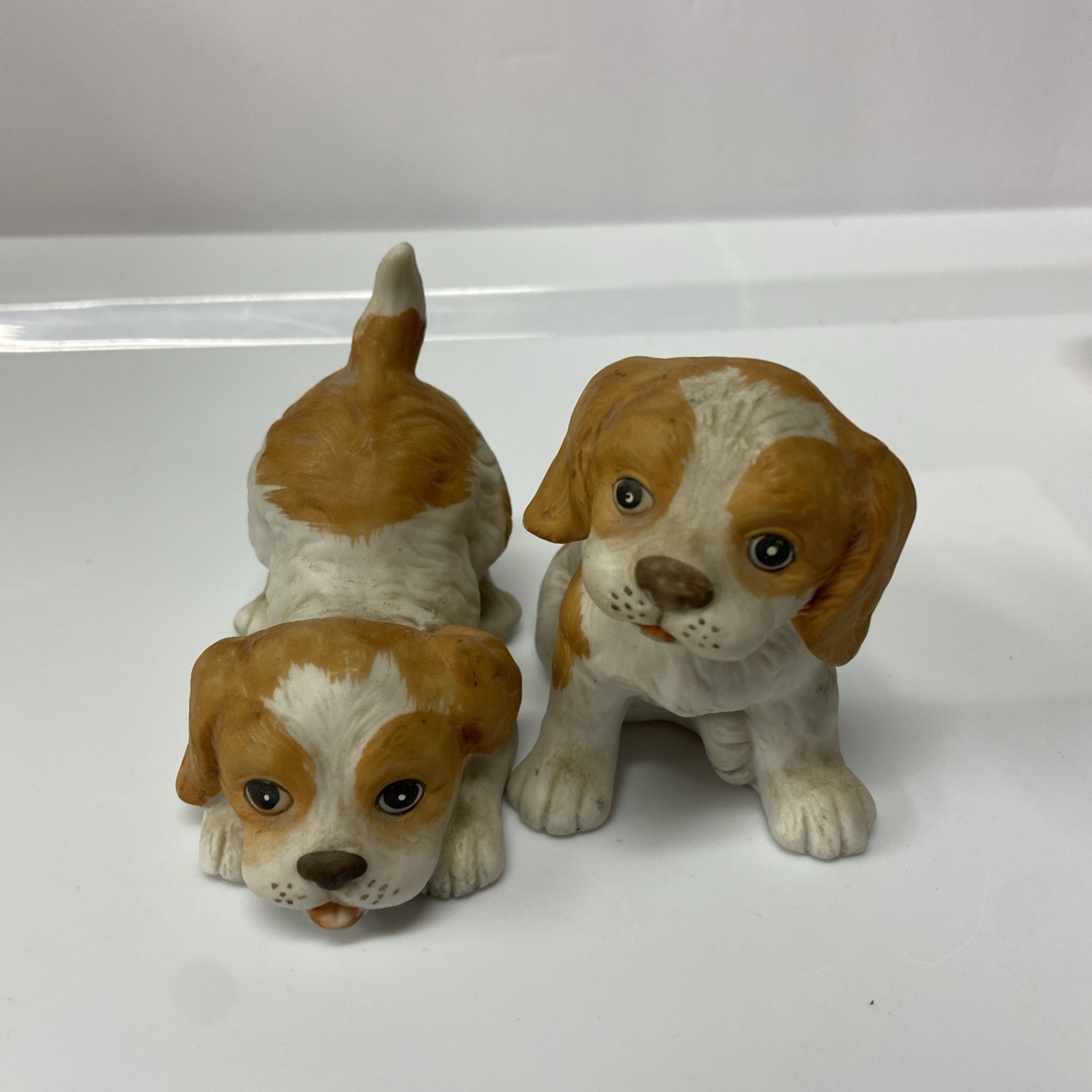 Vintage Lot Of 6 HOMCO Puppy Dogs Home Interior Figurines
