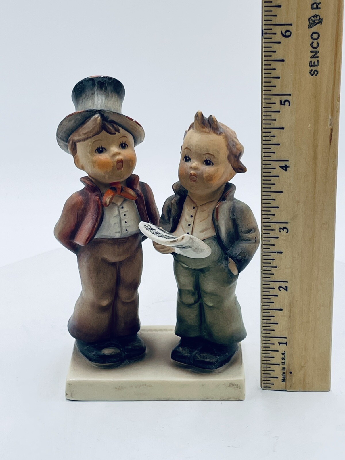 GOEBEL HUMMEL 1935-1949 Figurine DUET SINGING CAROLING BOYS #130