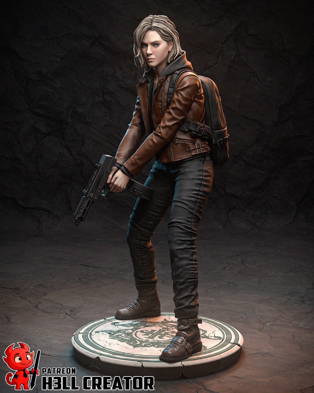 Grace Ashcroft Figurine Resident Evil Hand Painted Model / DIY Kit 11 pcs