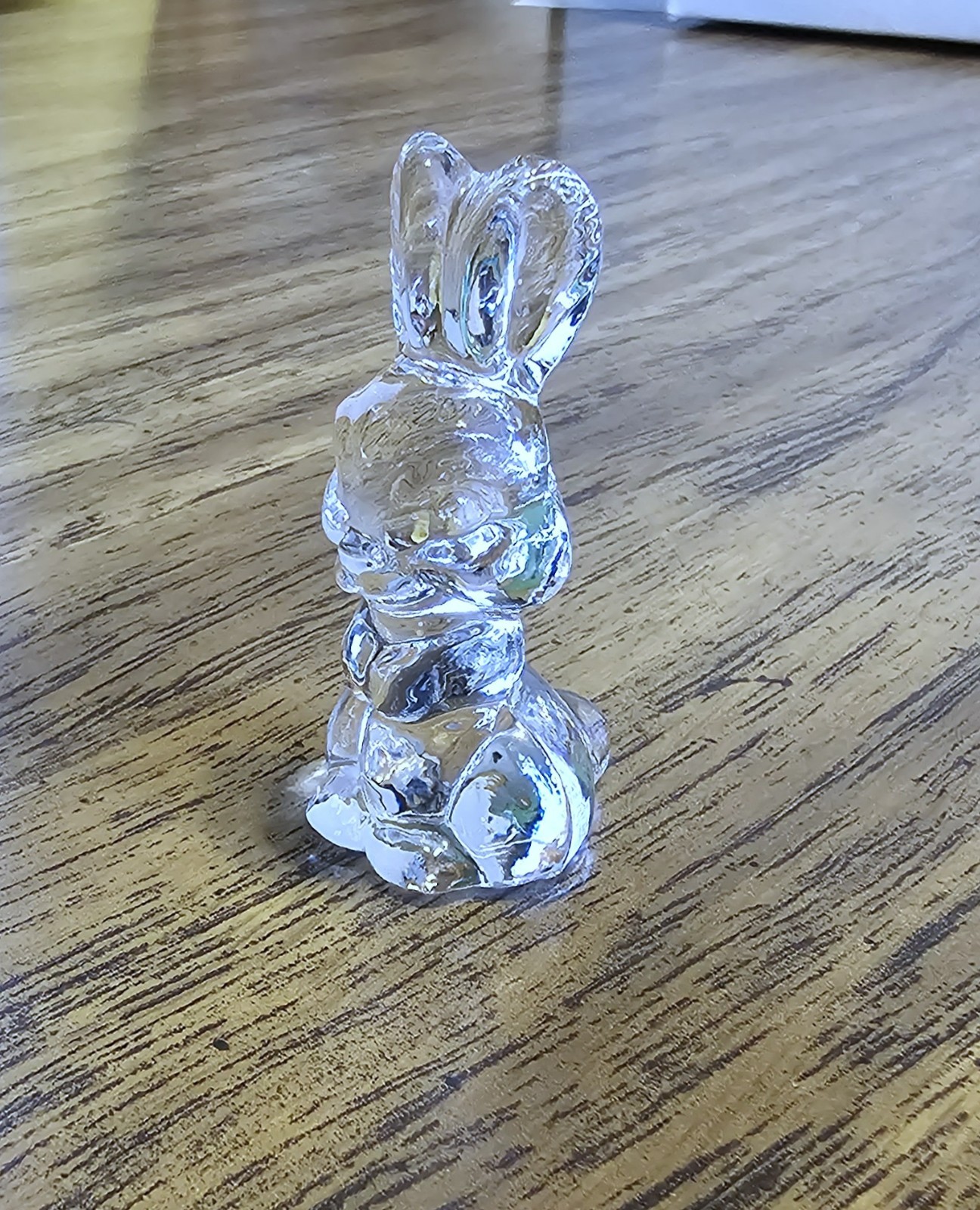 🦉 Goebel Crystal Collection 1981 German, Easter Bunny Rabbit Figurine, Logo