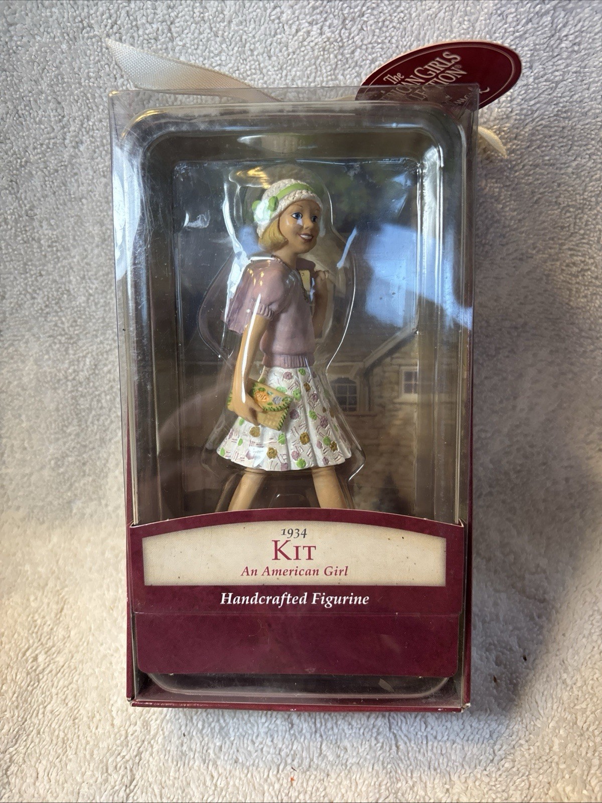 Vintage 2002 Hallmark American Girl Kit Kittredge Figurine Boxed Pleasant Co NIB