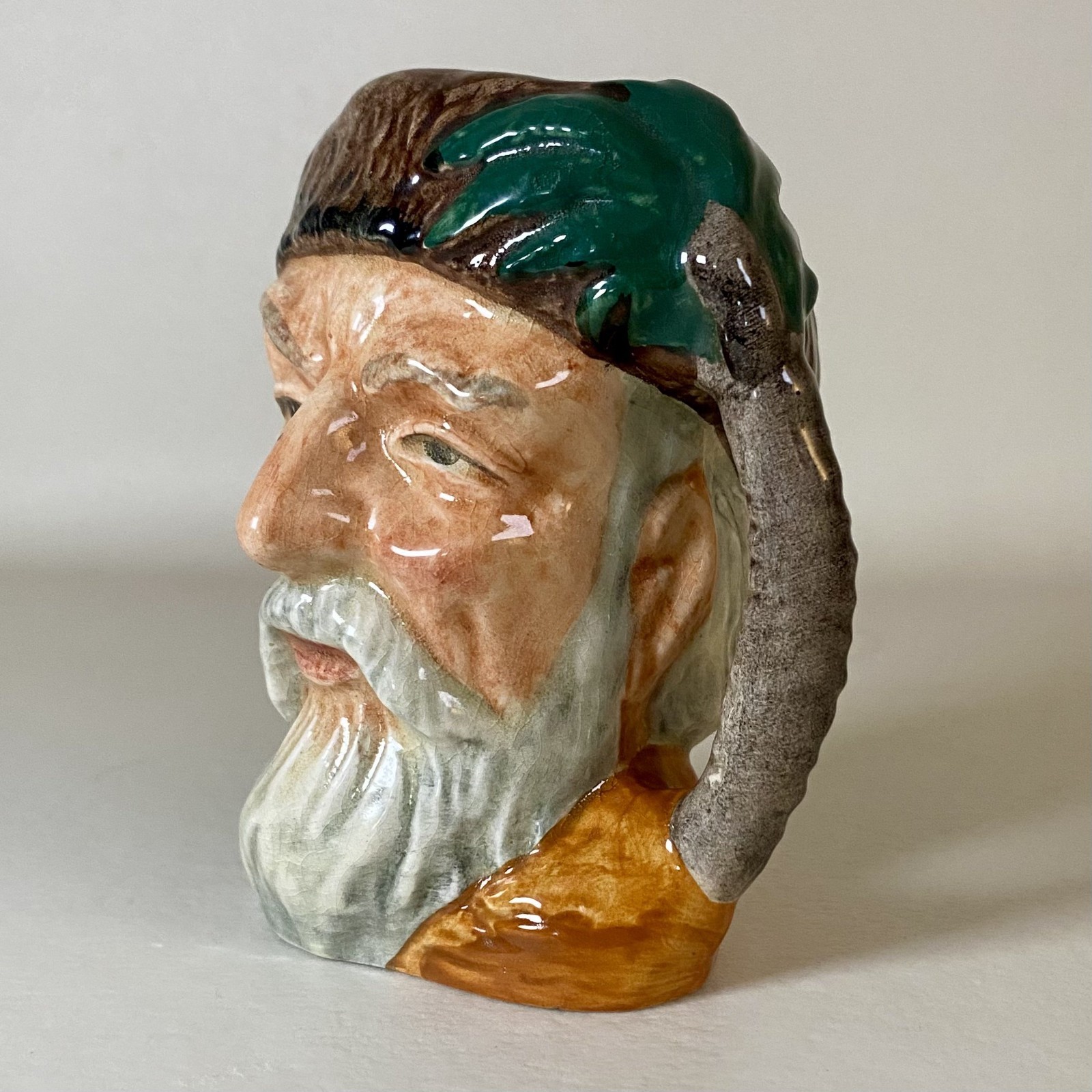Royal Doulton Robinson Crusoe D6539 Small Character Jug Toby Mug 4″ 1959