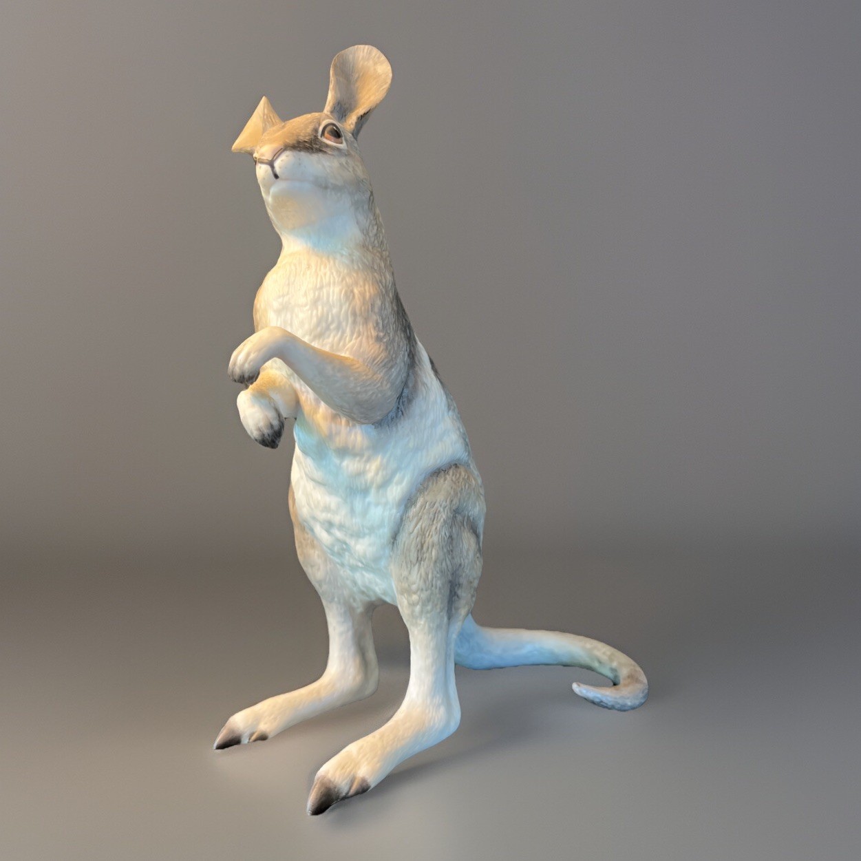 Lenox Brindled Nail-Tailed Wallaby Smithsonian Collection 1993 Porcelain Vintage