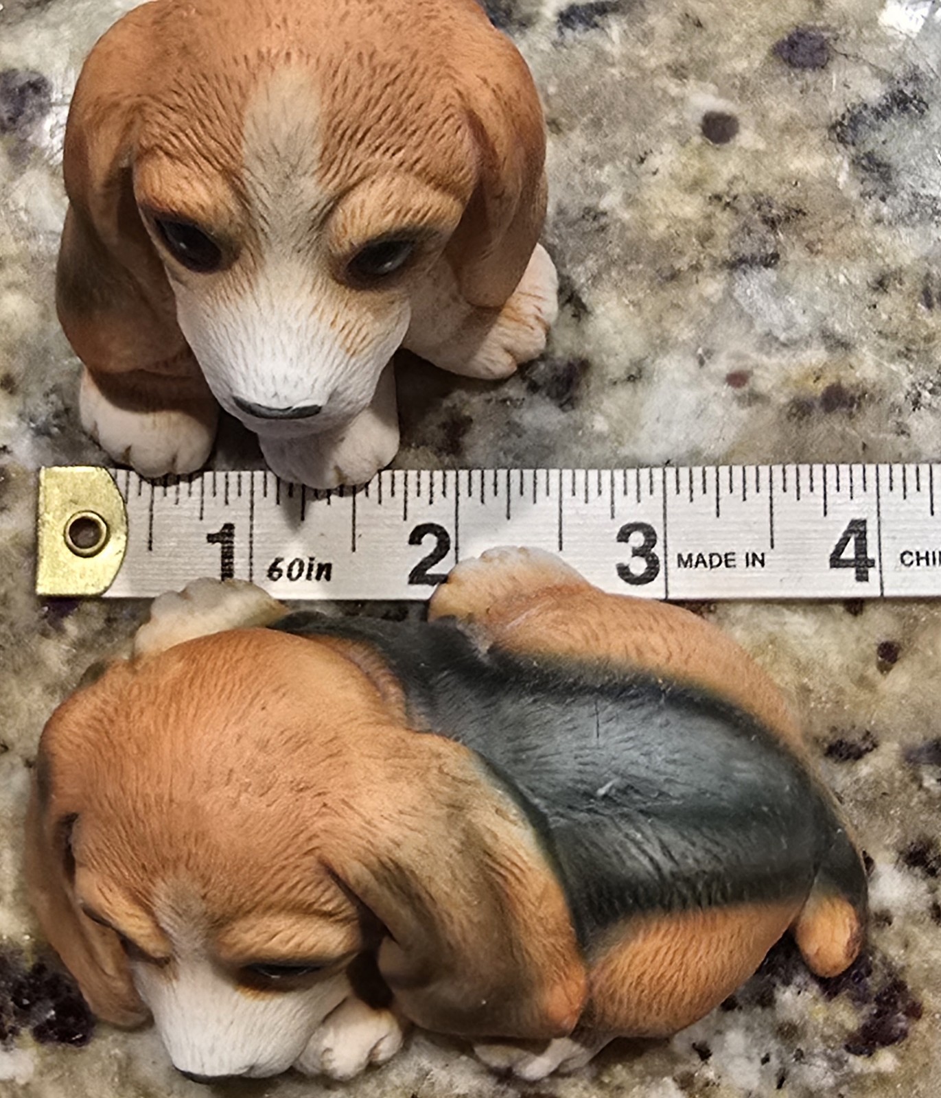 3″ Dogs Home Interiors Homco 1407 Bassett Hound Puppy Dog Figurines Set of 3