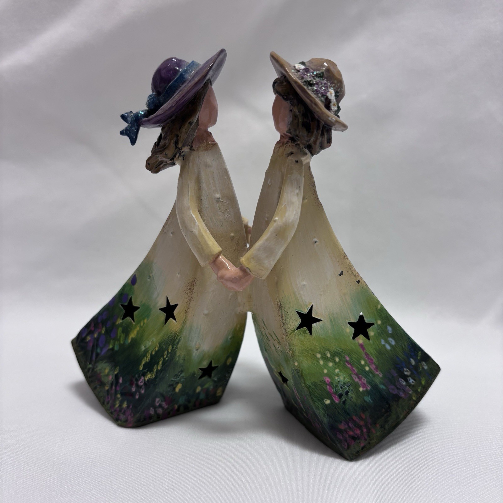Forever Friends by Tinworks Figurine Hand Painted Monet Colors 5”
