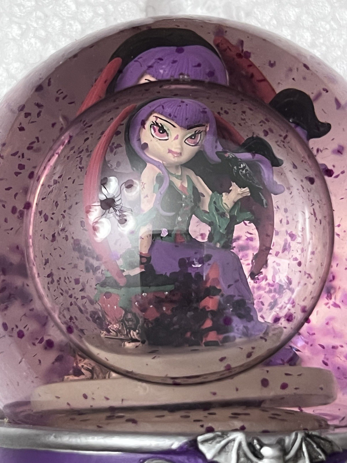 The Bradford Exchange Midnight Melodies Water Globe by Jasmine Becket-Griffith