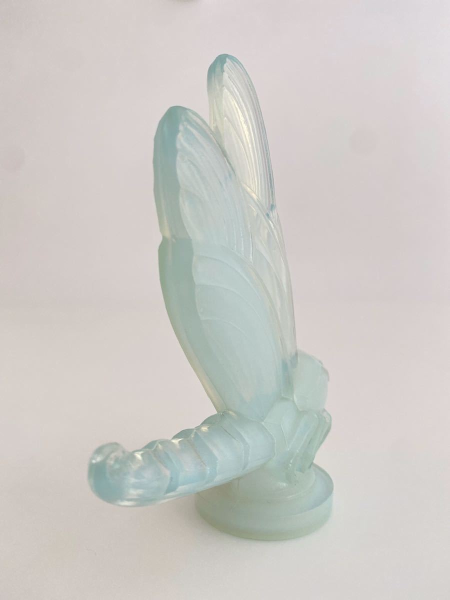 1930 opelescent glass, Dragonfly Art Deco sabino france Dragonfly mascot by
