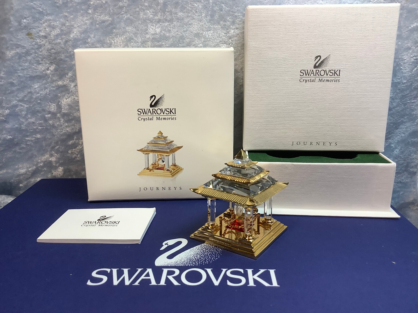 Swarovski Crystal Moments Japanese Temple 243447. Retired 2004. MIB+COA