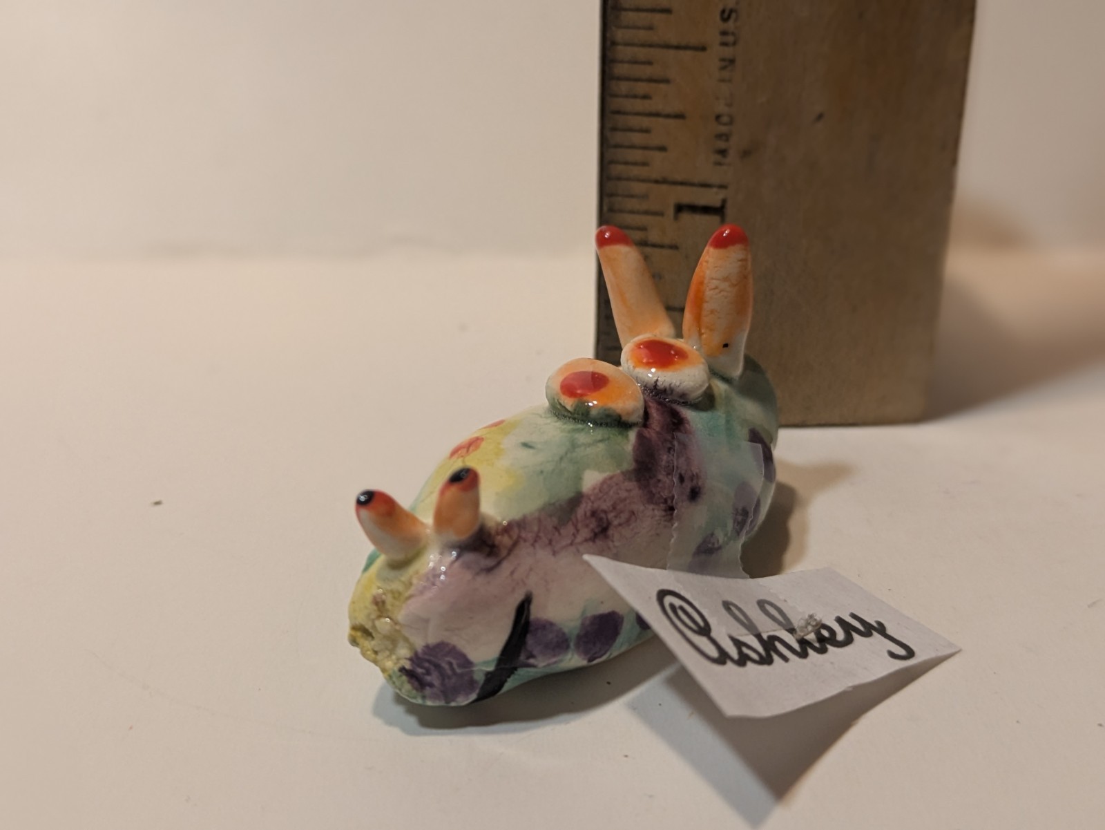 Whimsiclay Nudibranch Ashley Funny Handmade Original Figurine by Amy Lacombe