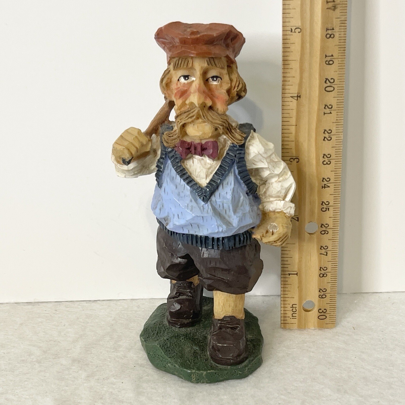 Vintage Scottish Golfer Figurine Souvenir Sports Decor Man Cave Office