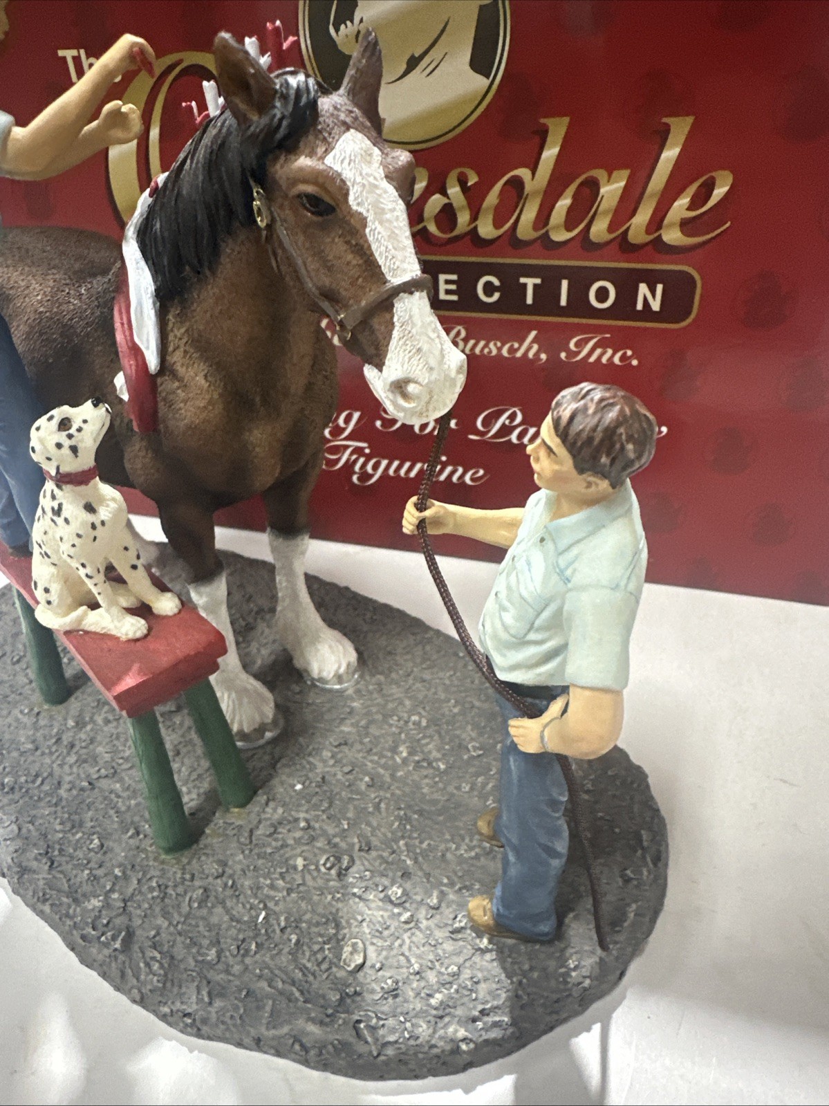 The Clydesdale Collection Anheuser-Busch, Inc. “Braiding For Parade” Figurine