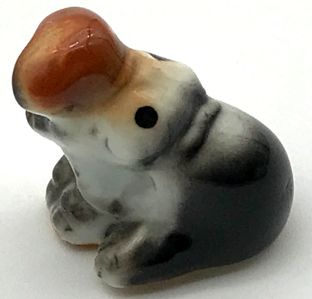 Vintage Hagen Renaker Baby Hippo Hippopotamus Miniature Figurine Trinket