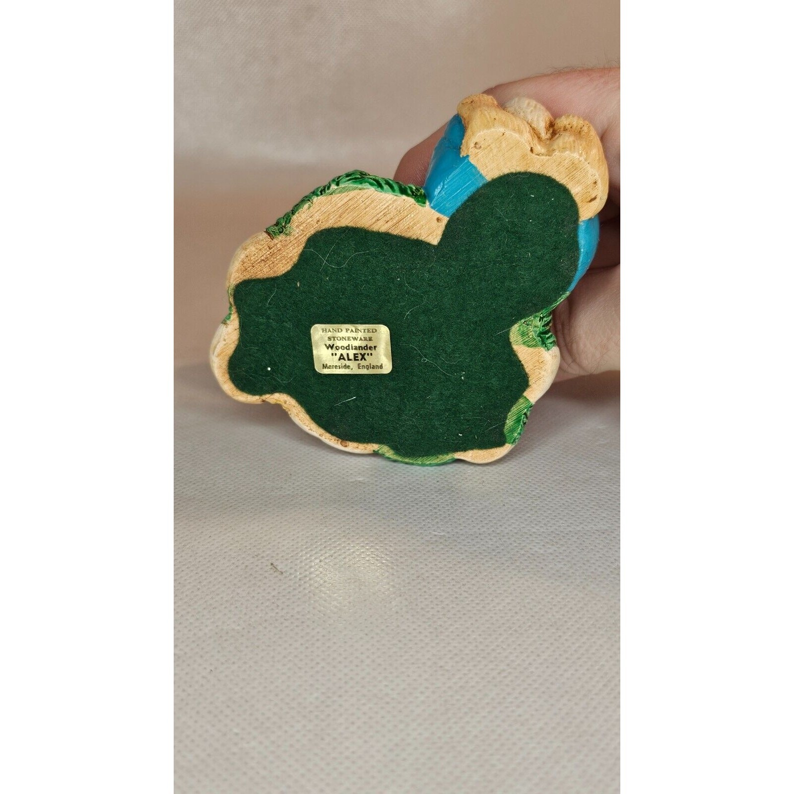 Hand Painted Stoneware Woodlander “Alex” Figurine – Mereside, England
