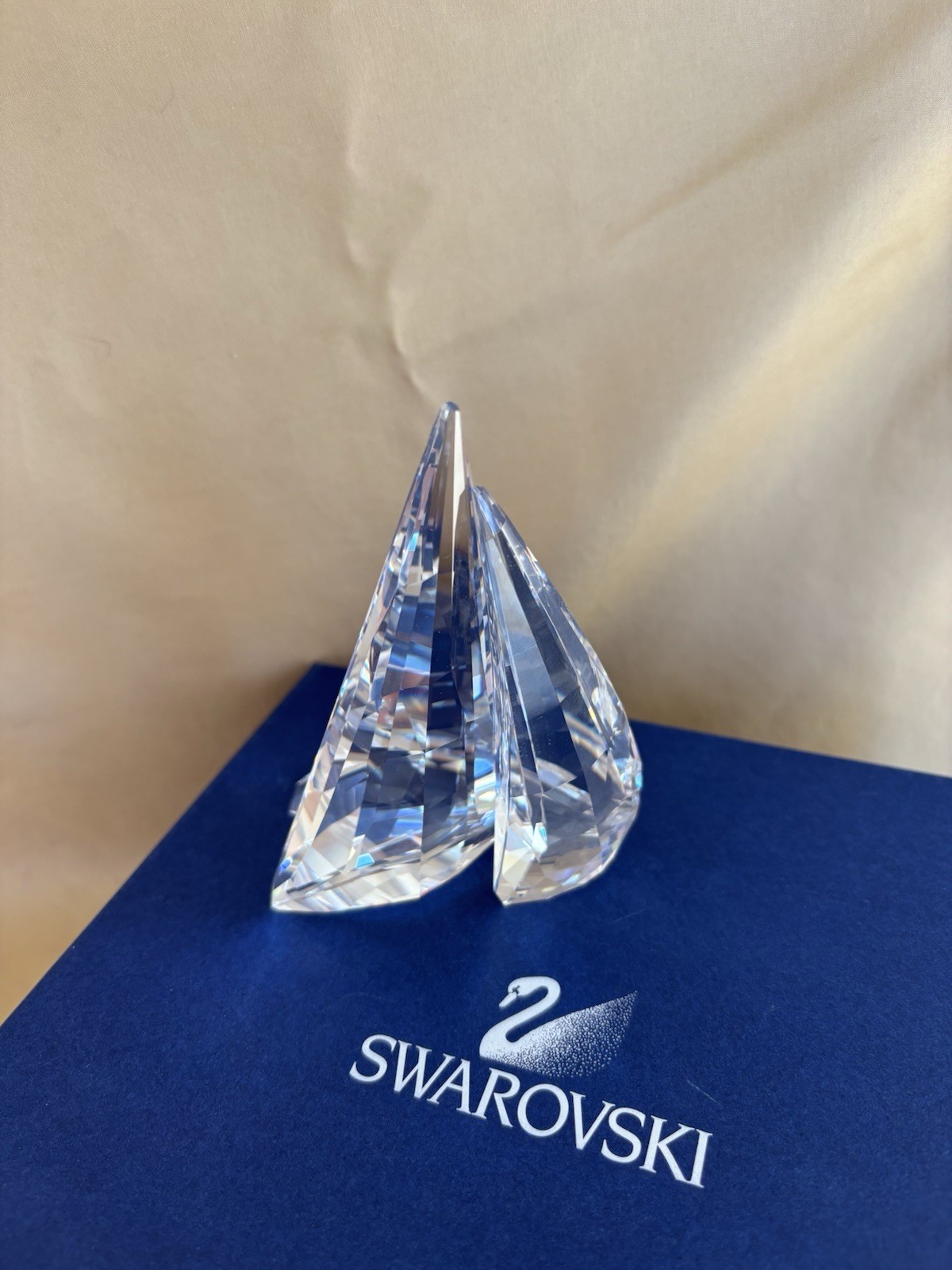Swarovski Clear Crystal Sailing Legend with Navy Gift Box Made In Austria