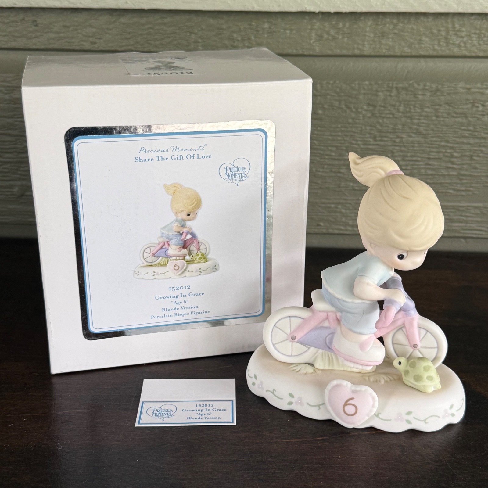 Precious Moments Growing In Grace AGE 6 Blonde 6th Birthday NIB 152012 2015