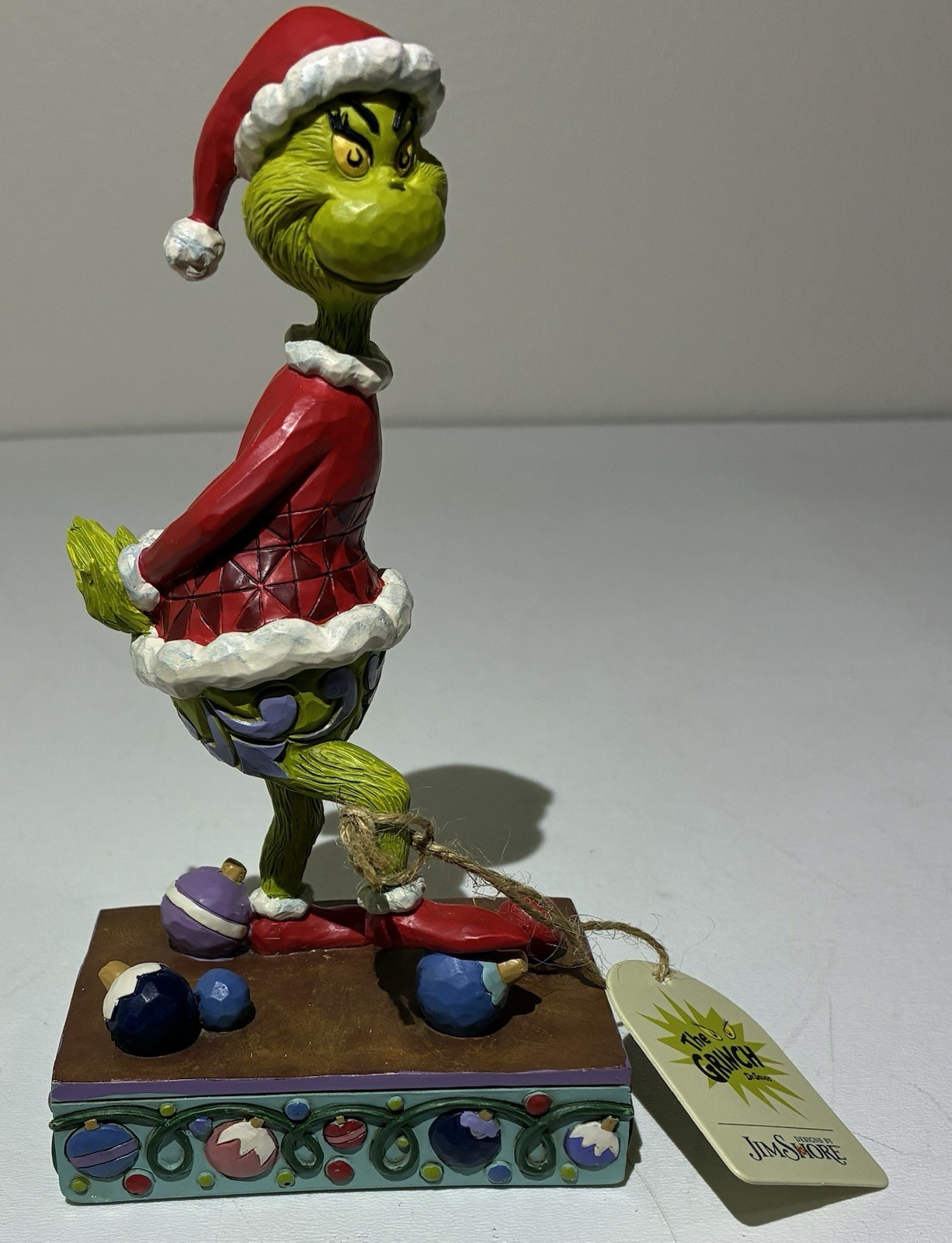 Enesco Jim Shore Christmas The Grinch Stepping On Ornament Figurine 6015219