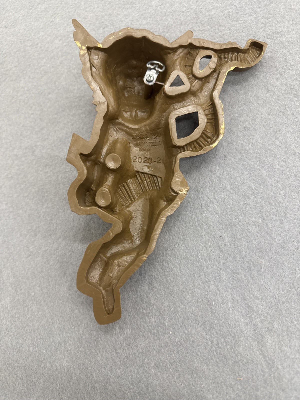 Vintage Cherub Angel Gold Wall Hanging Decor 9.5 Burwood Product 1970