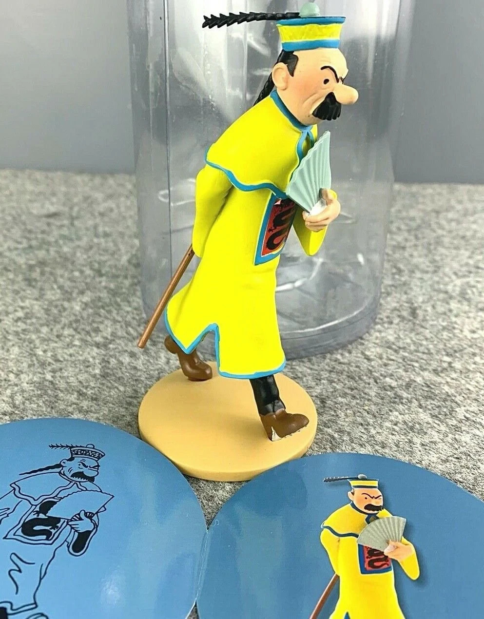 Tintin Figurine Moulinsart 42234 Chinese Thomson – Blue Lotus 12cm Resin Figure