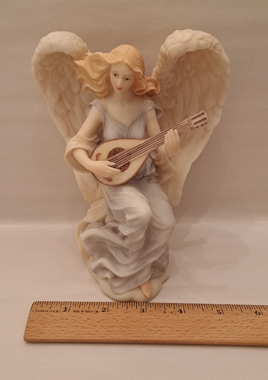 Vtg 1993 Seraphim Classics Angel Figurine Lydia “Winged Poet” 6 1/2″