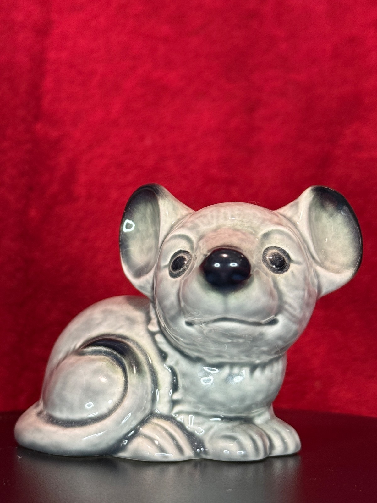 Vintage 1980s Goebel West Germany Porcelain Mouse Figurine 35795