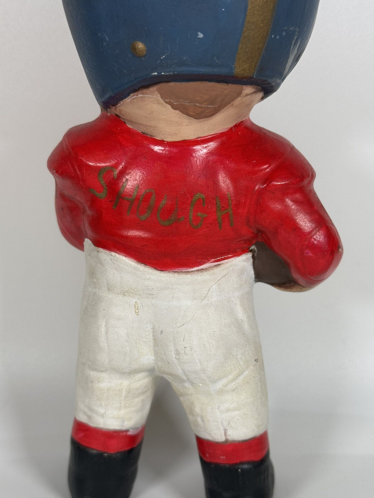 Football Player #7 Ceramic Hand Painted Figurine 8″ Louisville Cardinals Shough