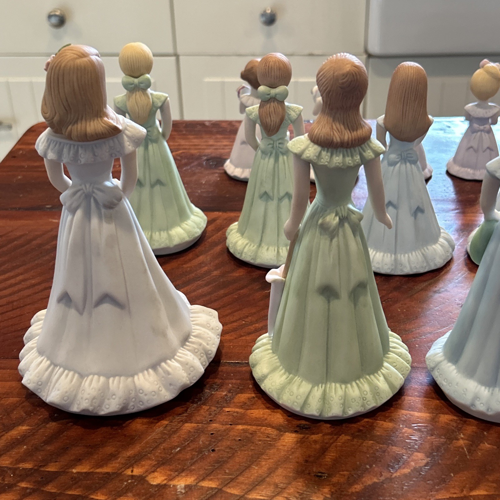 Lot of 28 Vintage Growing Up Birthday Girls Ages 1-16 Years Old , Variations