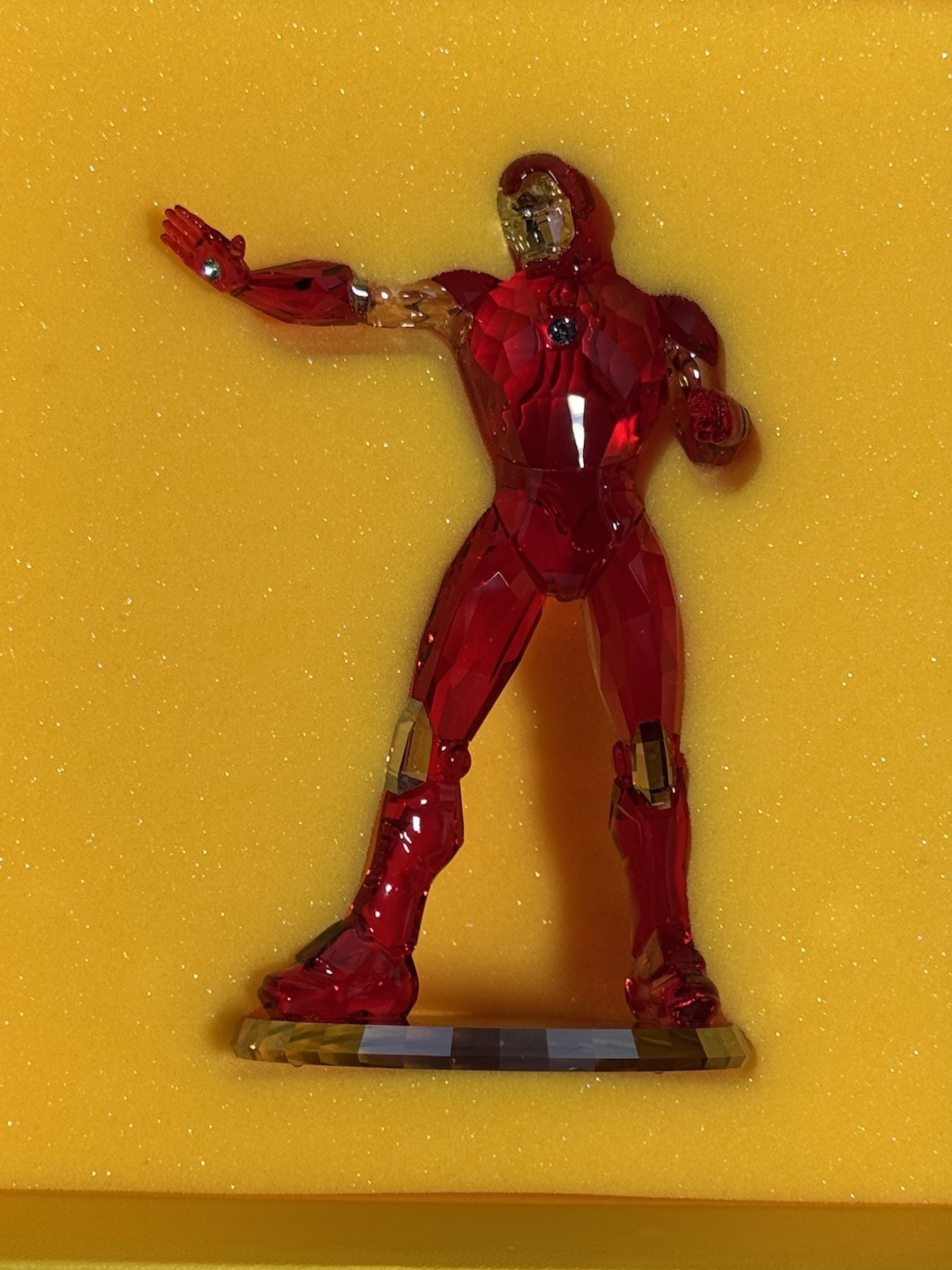 Authentic Swarovski Crystal Marvel Iron Man, Red, Figurine Decoration 5649305