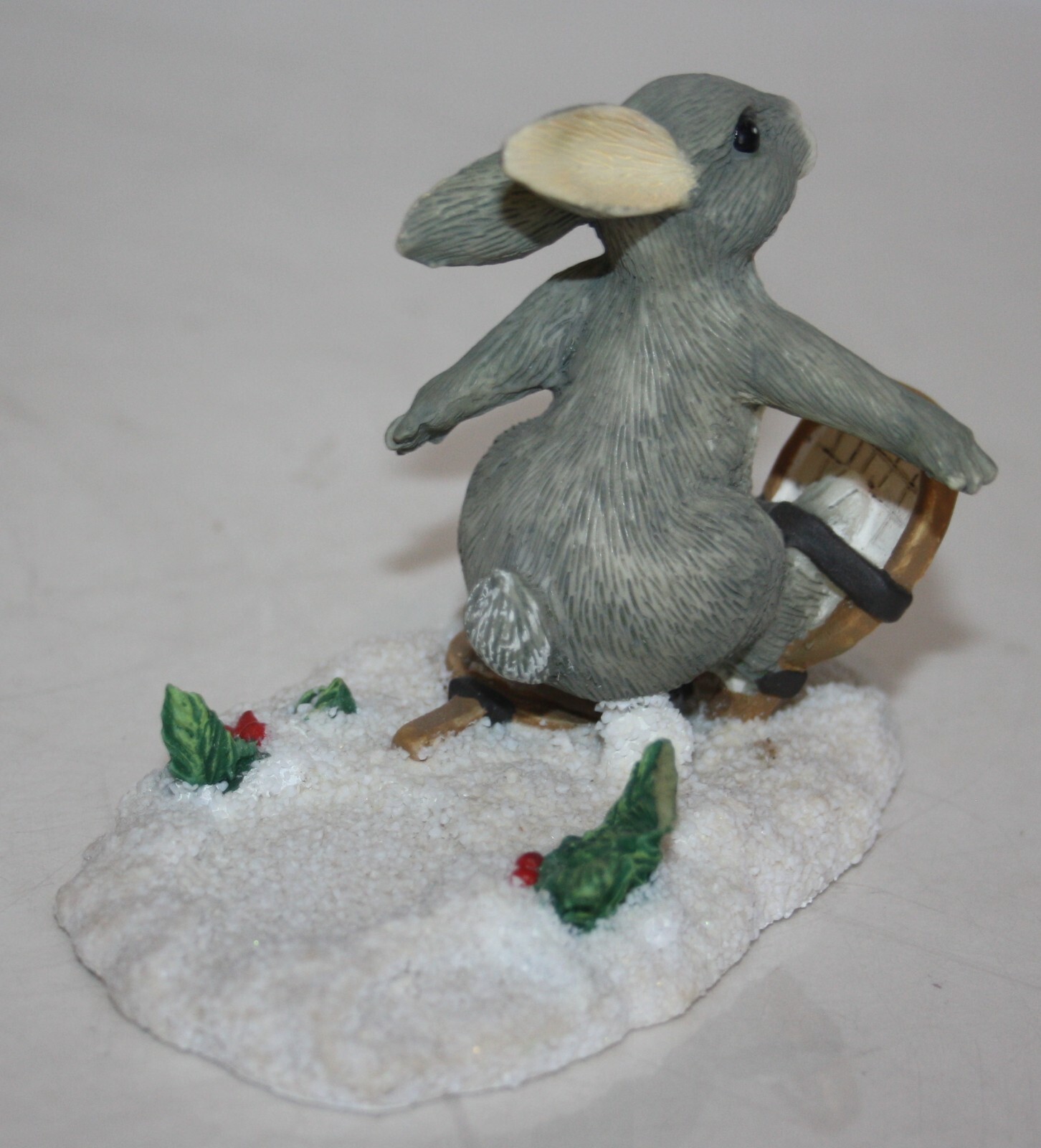 Silvestri Binkey the Bunny with Snow Shoes 4X2X3″ Rabbit Figurine