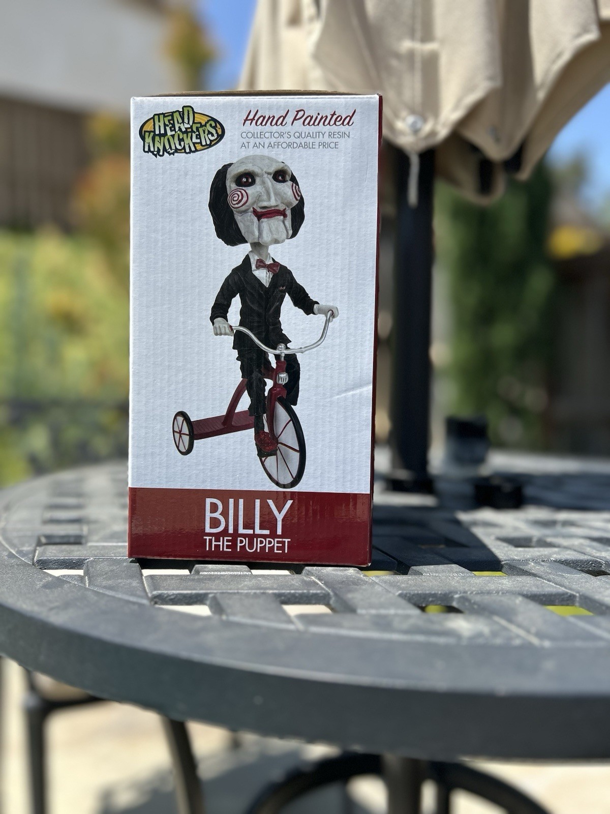 NECA Head Knockers SAW Billy the Puppet Hand Painted Resin Figurine Boxed