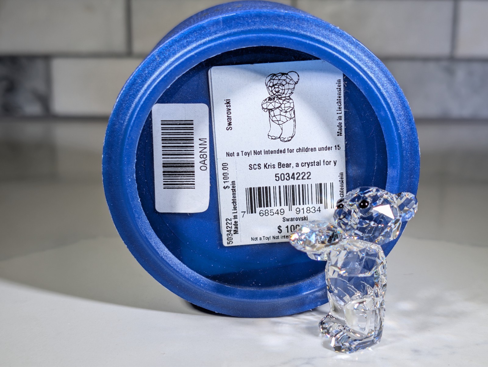 Swarovski Crystal Figurine Kris Bears A CRYSTAL FOR YOU SCS 2013 #5034222