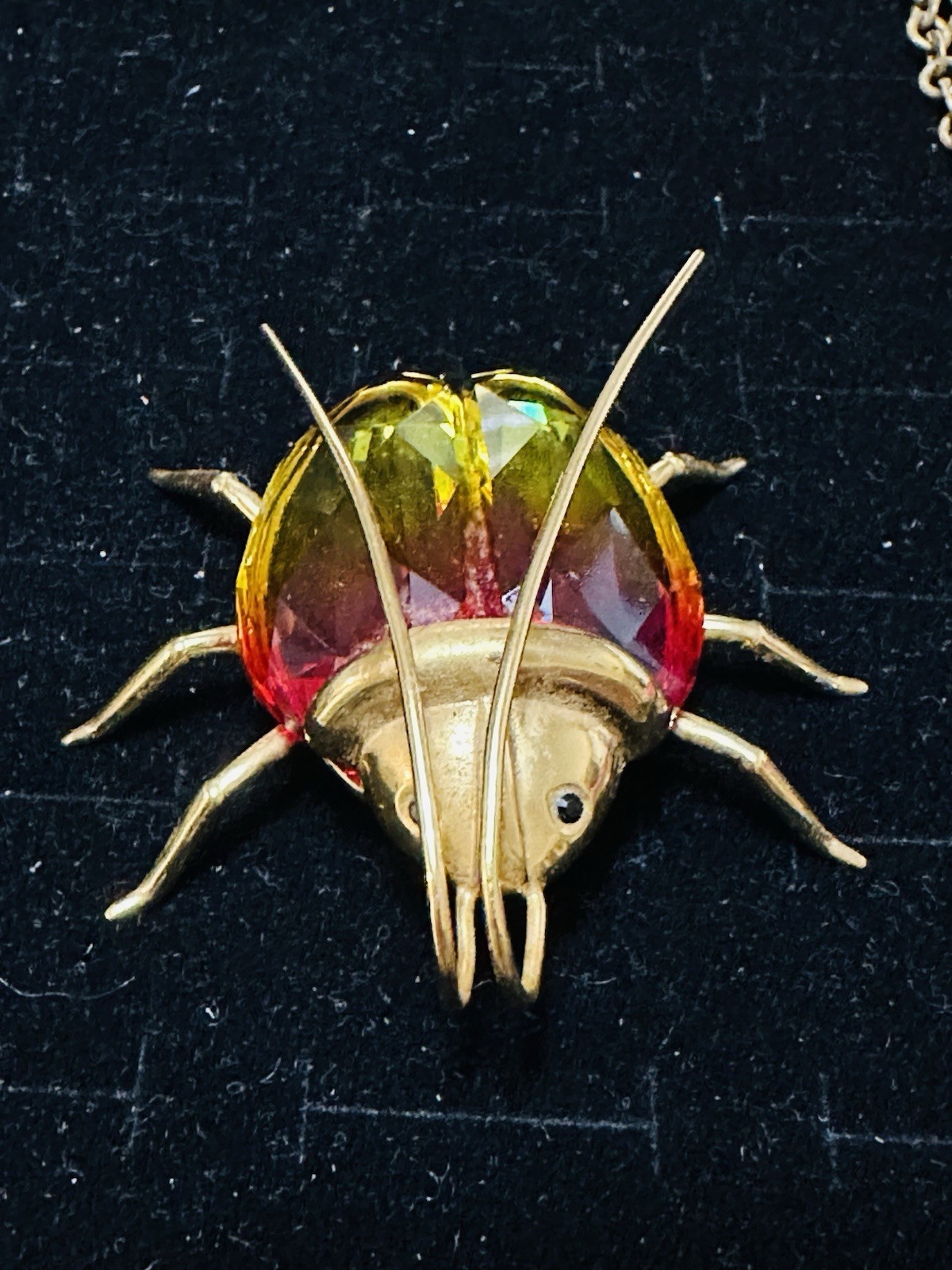 Swarovski Paradise Object Amazar Beetle Bug Fire Opal Medium – Paris