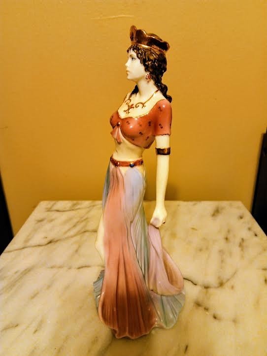 Queen Salome Biblical figurine Coalport limited edition, mint condition