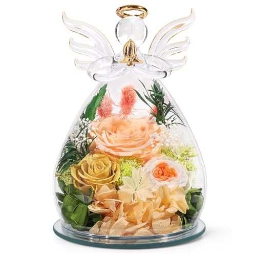 Forever Rose in Glass – Preserved Flower Gift for Mom, Women, Anniversary, Birth