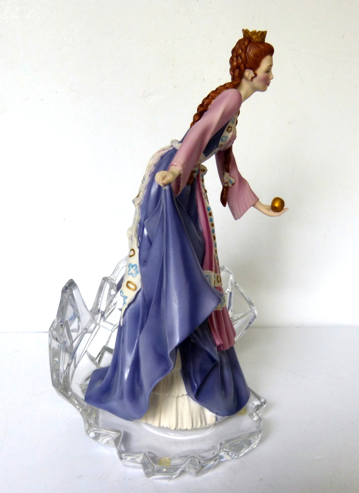 Princess of the Glass Mountain 10.25″ Figurine w/Crystal Base Franklin Mint COA