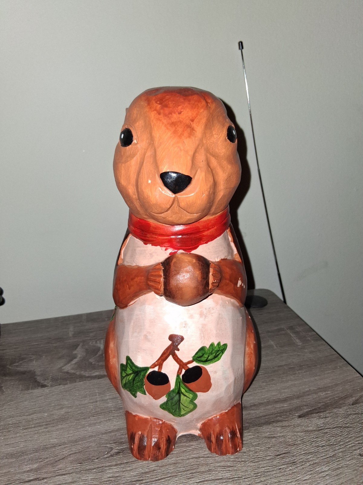 Hand Painted Squirrel 10.25″ Tall Adorable!