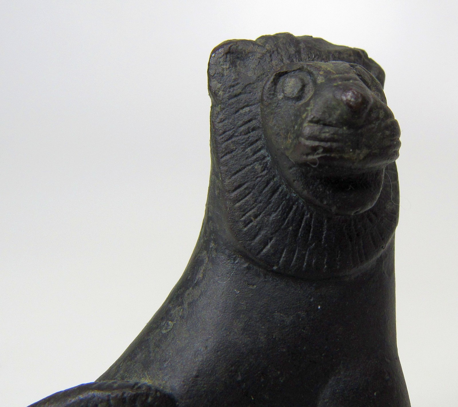 Bronze Lion Statuette Egyptian Figurine MMA Metropolitan Museum of Art 6 oz.