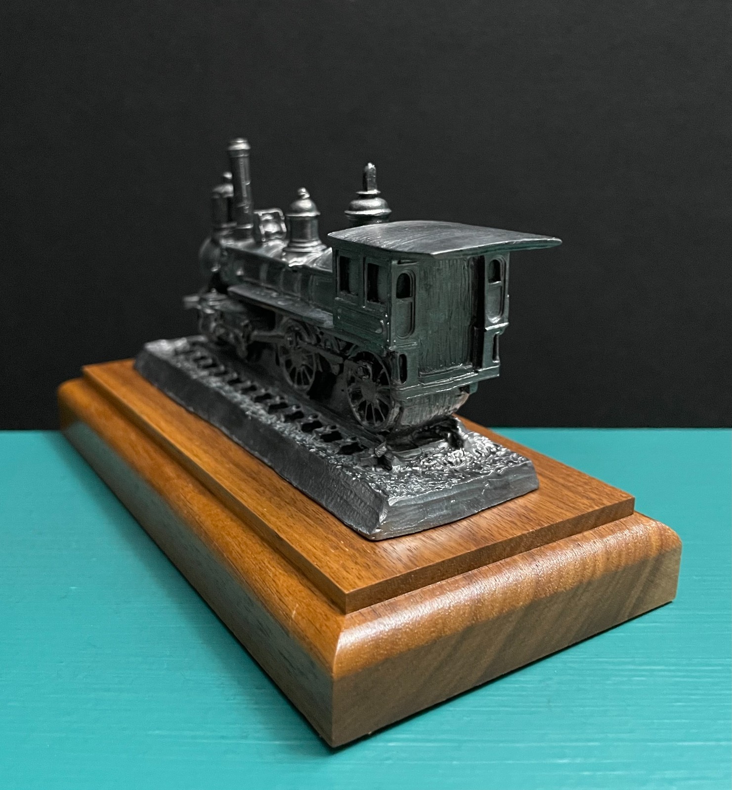 Michael Ricker Pewter Antique Locomotive Steam Train Replica Model 4-4-0 U&D LE